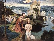 PATENIER, Joachim Baptism of Christ af oil painting